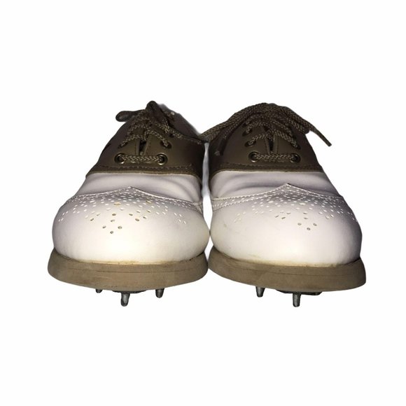 FootJoy Green-Joys Oxford Embroidered Golf Shoe 8M - Picture 2 of 11